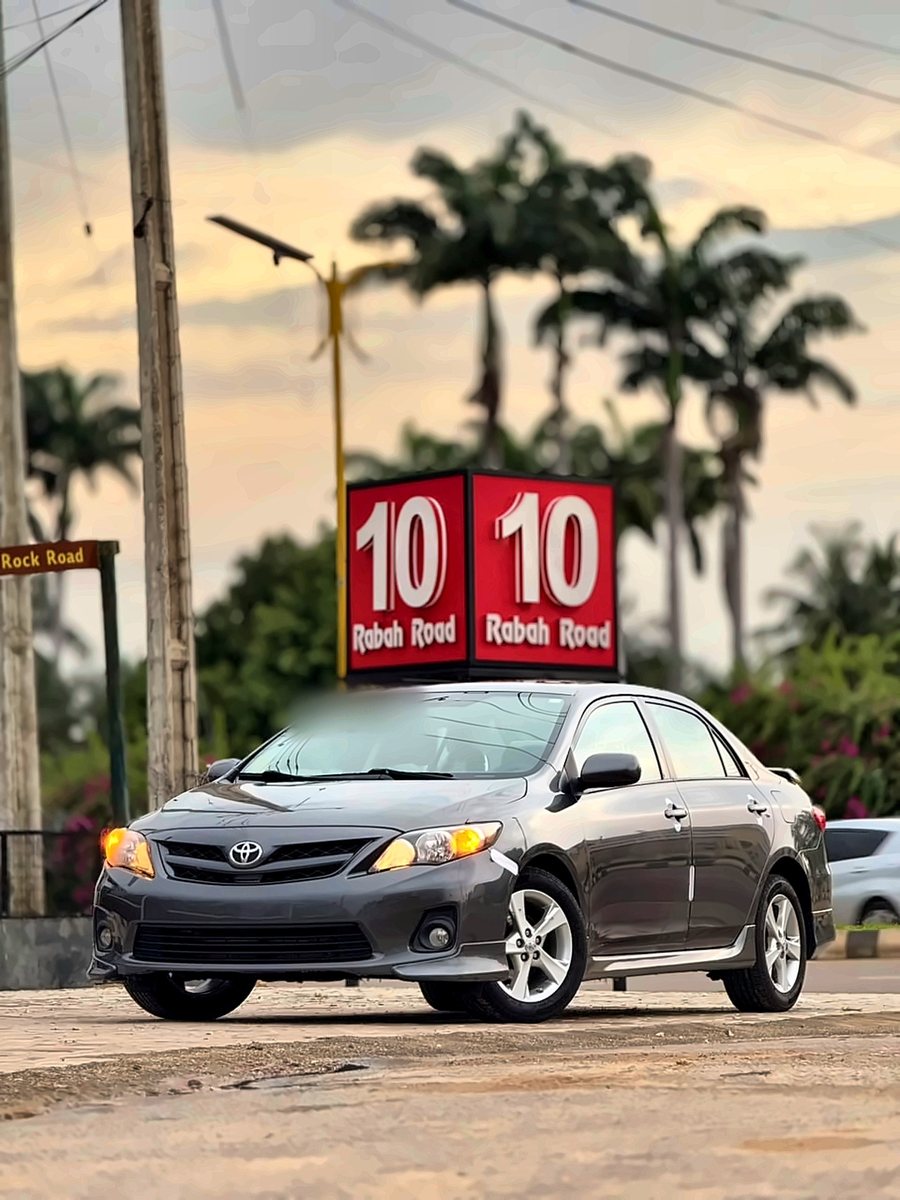 2011 Toyota Corolla S in grey, front three-quarter view