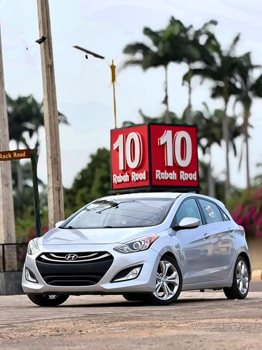 2013 Hyundai Elantra GT in silver, front three-quarter view