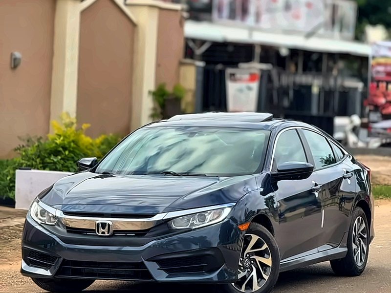 2016 Honda Civic EX in deep blue